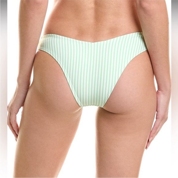 WeWoreWhat Delilah Bikini Bottom (mint/white) - Size L - Picture 2 of 3